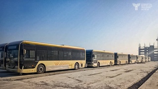 Ба Самарқанд боз як гурӯҳи электробусҳо оварда шуд
