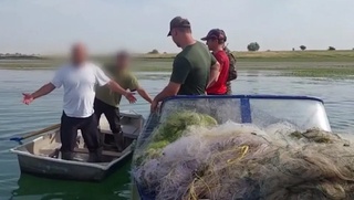 Oʻrta Chirchiqda noqonuniy baliq ovlayotganlar ushlandi