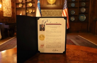 Vashingtonda 1-sentabr Oʻzbekiston mustaqilligining 32 yilligi kuni deb eʼlon qildi