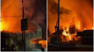 Қибрай туманидаги ош марказида ёнғин содир бўлди