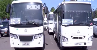 Тошкент вилоятида 2 та янги автобус йўналишида қатновлар йўлга қўйилди