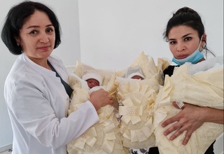 Сирдарё вилоят перинатал марказида уч нафар эгизак дунёга келди