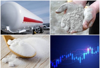 На Узбекской республиканской товарно-сырьевой бирже снизились цены на цемент, сжиженный газ и сахар