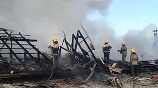 Андижонда ишлаб чиқариш объектида йирик ёнғин содир бўлди