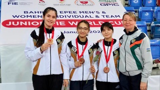 Сборная Узбекистана по шпаге получила бронзовую награду на Кубке мира в Бахрейне