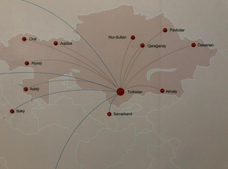 Туркистонда халқаро аэропорт ишга тушди