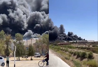 Термиз туманида ёнғин содир бўлди