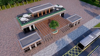 Чилонзор метро бекати ёнидаги автобекат замонавий шаклда қайта қурилади