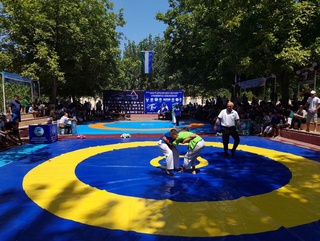 Белбоғли кураш: Ёзёвонда Ўзбекистон чемпионати бошланди