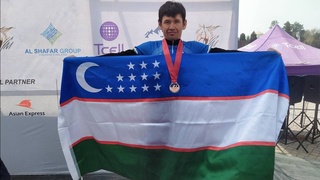 Велоспортчи Мурод Холмуродов ҳам Осиё чемпионати совриндорига айланди