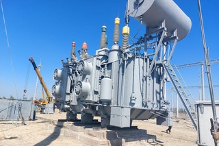 Андижон вилоятида янги юқори кучланишли электр узатиш тармоғи ва подстанция қурилмоқда