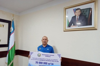 Паралимпиячиларга 50 миллион сўмдан пул мукофоти топширилди