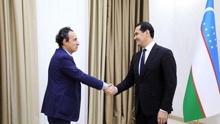 Состоялась встреча с вновь назначенным Послом Итальянской Республики в Республике Узбекистан А.Пинна