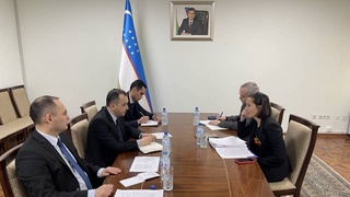 A meeting with the EU Ambassador was held at the Uzbek Foreign Ministry