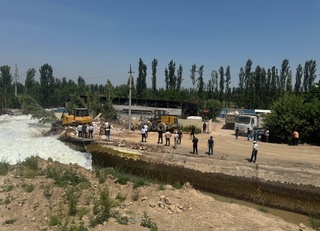 Buloqboshi tumanidan oqib oʻtuvchi “Janubiy Fargʻona“ kanalida sodir boʻlgan hodisa bartaraf etildi