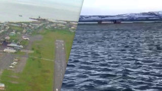 Камчаткадаги аэродром сув остида қолди