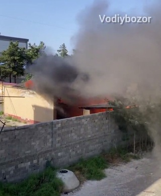 Оилавий ётоқхонада ёнғин чиқди