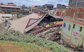 A multi-storey building collapsed in the Kenyan capital