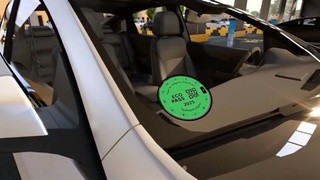 Экологиялық стикер: Енди автомобиллерге категориясына қарап арнаўлы этикет жабыстырылады