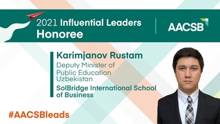 Халқ таълими вазири ўринбосари халқаро рейтингда етакчи лидерлар сирасига кирди