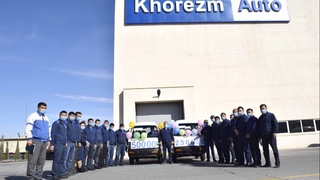 UzAuto Motorsнинг Хоразмдаги филиали 250 минггинчи автомобилини ишлаб чиқарди