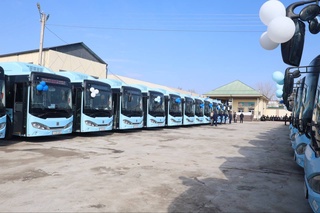 Қашқадарёга яна жамоат ва туристик автобуслар олиб келинди