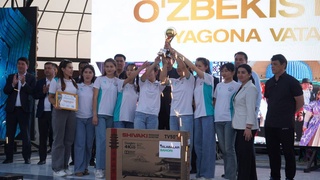 «Студентлер бәҳәри» фестивалының жеңимпазлары Тахтакөпирде мүнәсип сыйлықланды