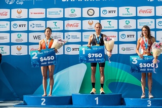 Триатлон бўйича халқаро мусобақа ғолиблари аниқланди