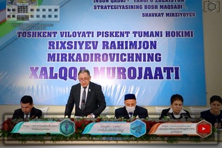 Ҳоким пискентликларга мурожаат йўллади