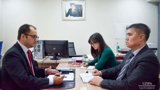 Meeting with the head of the Polish Agency for investment and trade in Uzbekistan