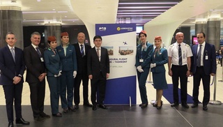 В Италии состоялась церемония запуска рейсов по маршруту «Ташкент - Рим - Ташкент»