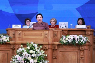 Раиси Сенат дар маросими ифтитоҳи ҷамъомади умумӣ, ки дар доираи Форуми IV занони Авруосиё ташкил шудааст, маърӯза кард