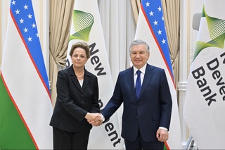 Өзбекстан Президенті БРИКС Жаңа даму банкінің президентін қабылдады