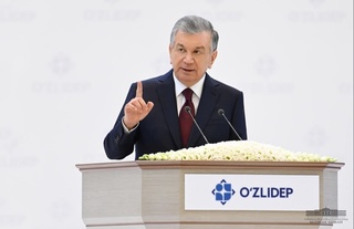 Uzlidep партиясы Президенттікке Шавкат Мирзияев кандидатын ұсынды