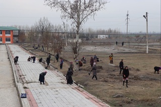 Наманган туманида умумхалқ хайрия ҳашари уюшқоқликда ўтди