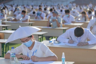 Очиқ спорт майдонидаги илк имтиҳонлар бошланди