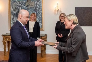 Первый посол Узбекистана вручил верительные грамоты Президенту Исландии