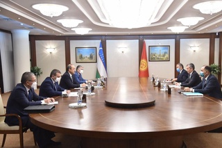 Ўзбекистон-Қирғизистон Ҳукуматлари делегацияларининг учрашуви бўлиб ўтди