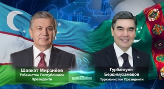 Leaders of Uzbekistan and Turkmenistan talk over the phone