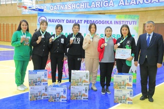 Более пяти тысяч юношей и девушек Навоийского государственного пединститута приняли участие в межвузовской «Студенческой лиге»