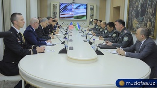 Мудофаа вазири АҚШ ҳарбий делегациясини қабул қилди