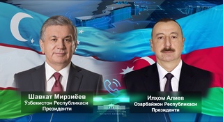Presidents of Uzbekistan and Azerbaijan speak over the phone