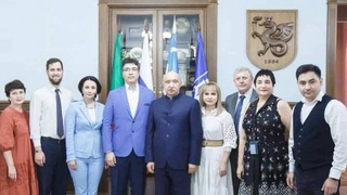 Ректор КФУ встретился с руководителем Банковско-финансовой академии Республики Узбекистан