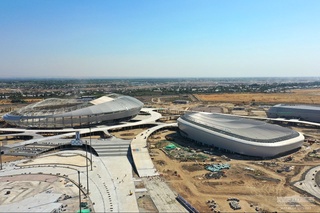 Construction of the Olympic Village is proceeding at an accelerated pace