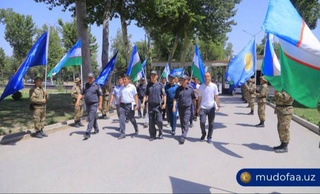 В Самарканде стартовали учебные сборы «Школа мужества»