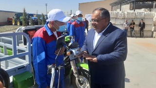 Хатирчида биринчи йирик саноат корхонаси очилди