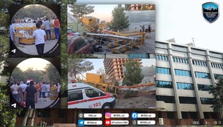 В Чиланзарском районе столицы опрокинулся башенный кран: один человек погиб, двое пострадали