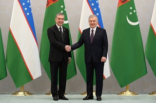 Самарқандта Өзбекстан-Түркменстан сөйлесиўлери болып өтти