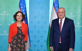 Глава МИД принял вновь назначенного Посла Франции