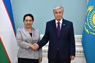 The Chairman of the Senate of the Oliy Majlis met with the President of Kazakhstan